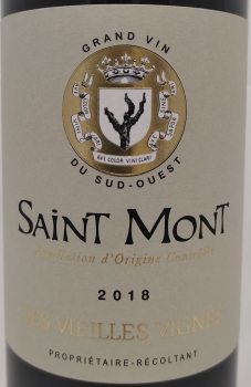 Producteurs Plaimont Les Vieilles Vignes 2018, AOC Saint Mont, Rotwein, trocken, 0,75l